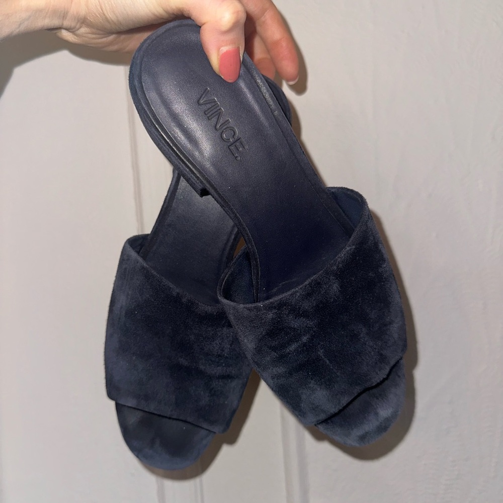Vince suede mules